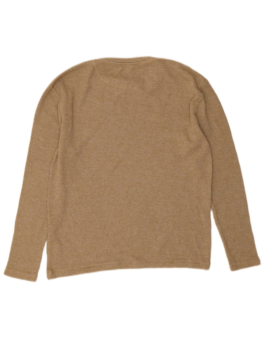 Zara Hombre Top Manga Larga Small Algodón Beige
