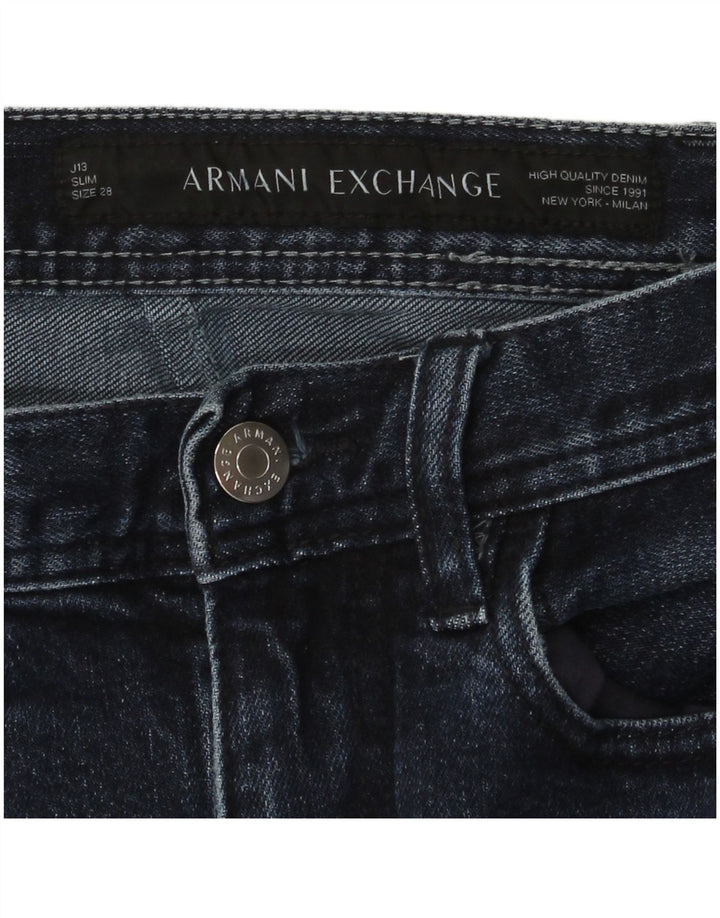 Armani Exchange Vaqueros Slim para Hombre W28 L31 Azul Marino