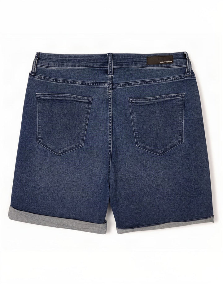 Dkny Pantalones cortos de mezclilla para mujer US 8 Medium W30 Algodón azul