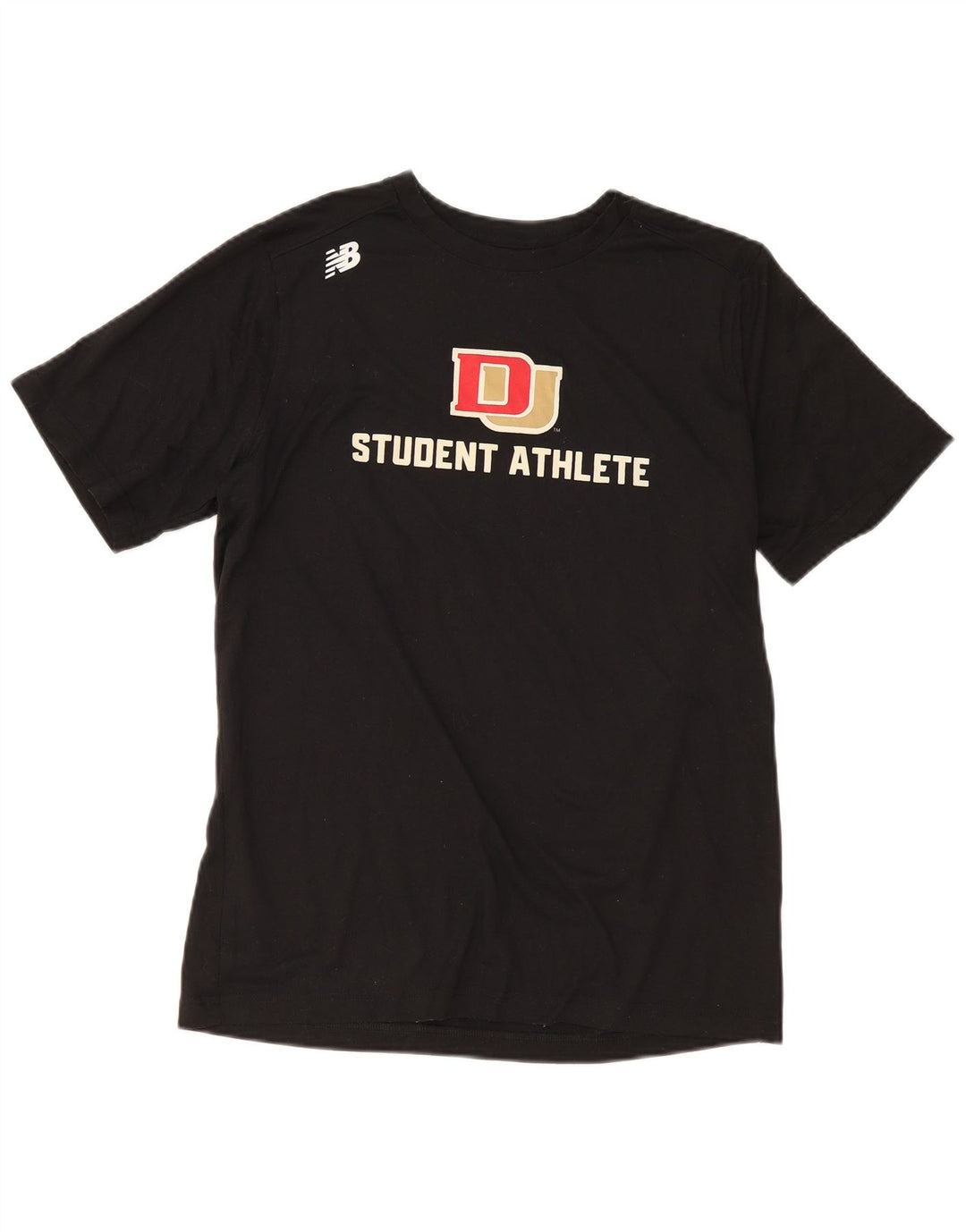 New Balance - Camiseta gráfica para hombre, talla grande, poliéster negro