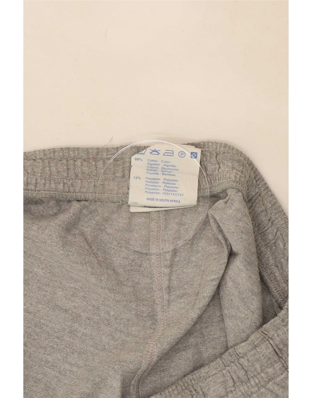 Champion Pantalones cortos deportivos para hombre XL Algodón moteado gris