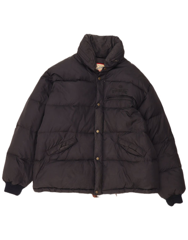 Replay Chaqueta acolchada holgada para hombre UK 40 Large Poliamida negra