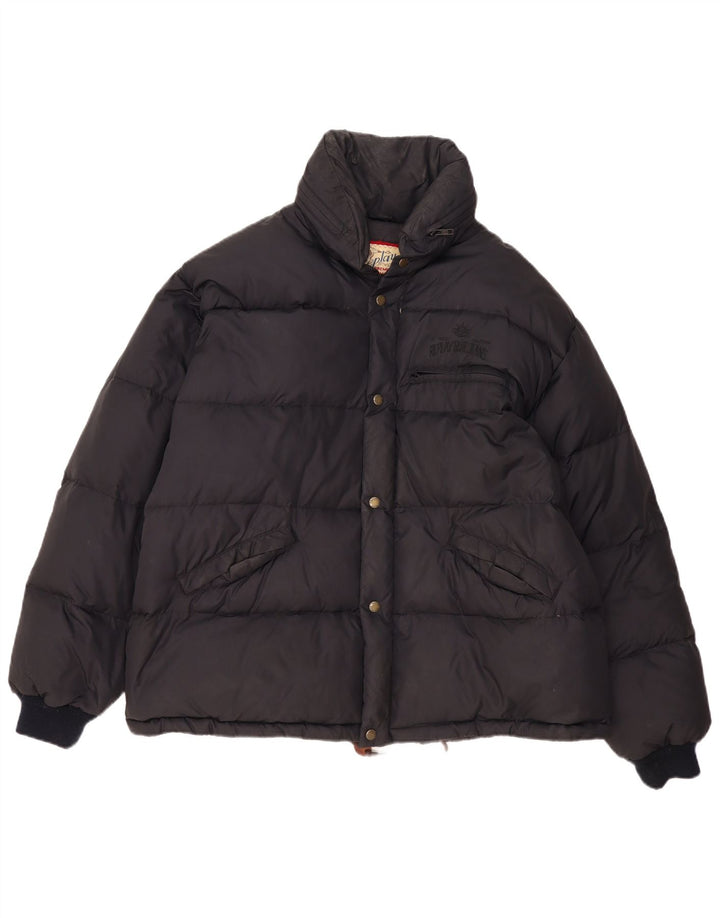 Replay Chaqueta acolchada holgada para hombre UK 40 Large Poliamida negra