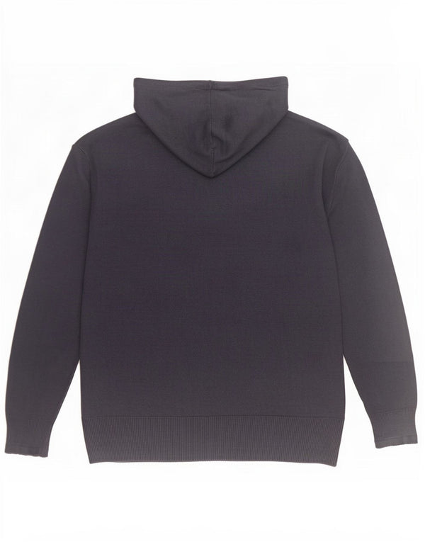 Marks & Spencer Suéter con capucha para mujer UK 40 Medio Azul marino Acrílico