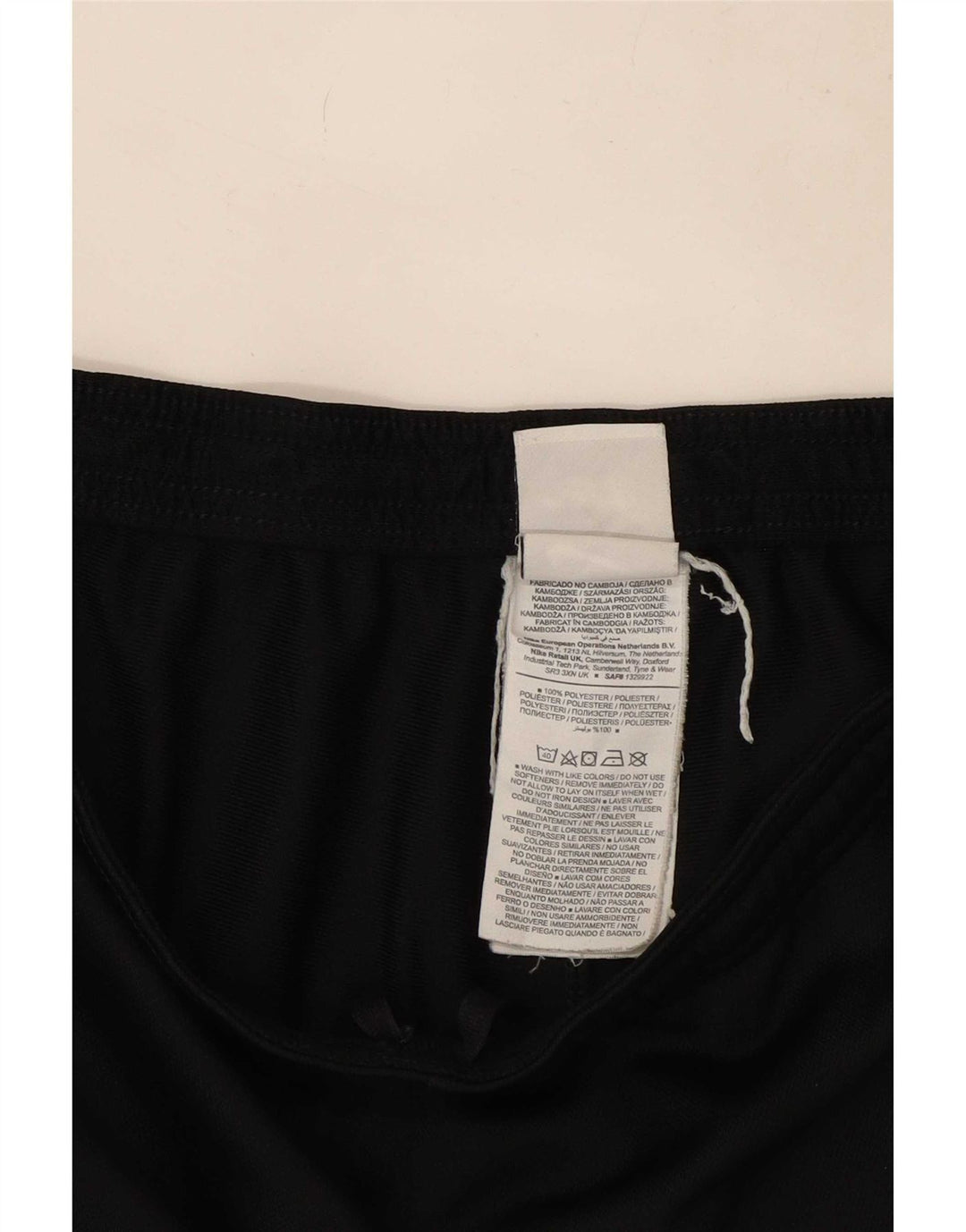 Nike - Pantalones de chándal Dri Fit para mujer, talla M, poliéster negro