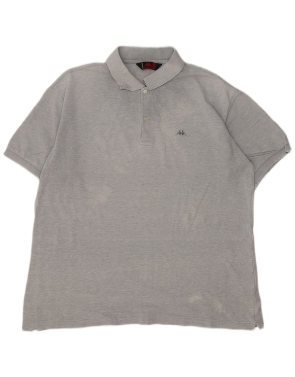 Kappa Polo Hombre XL Gris Algodón