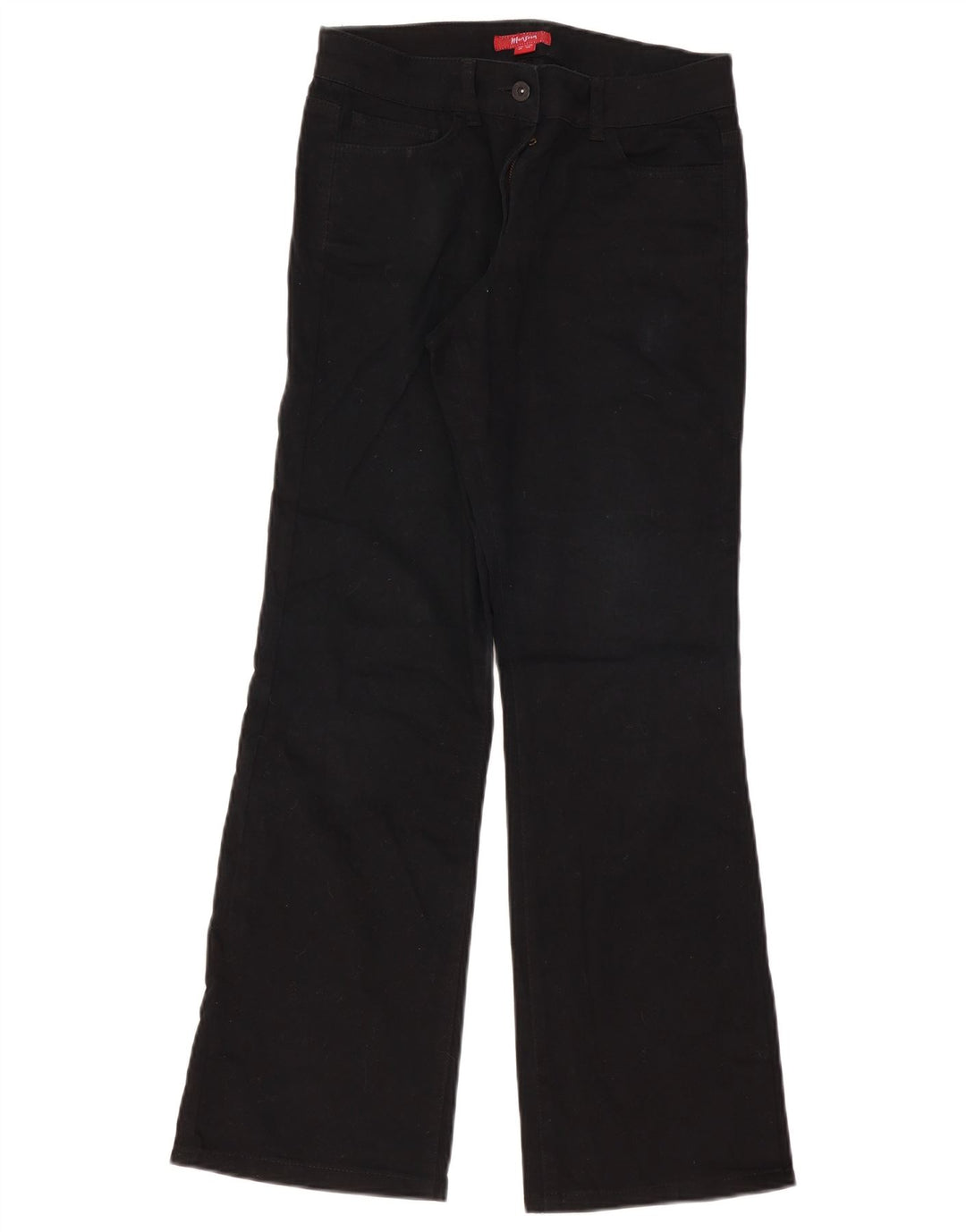 Monsoon Vaqueros Bootcut para Mujer UK 10 Small W30 L31 Algodón Negro