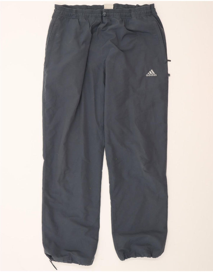ADIDAS Hombre Chándal Pantalones Joggers Grande Azul Marino Poliéster
