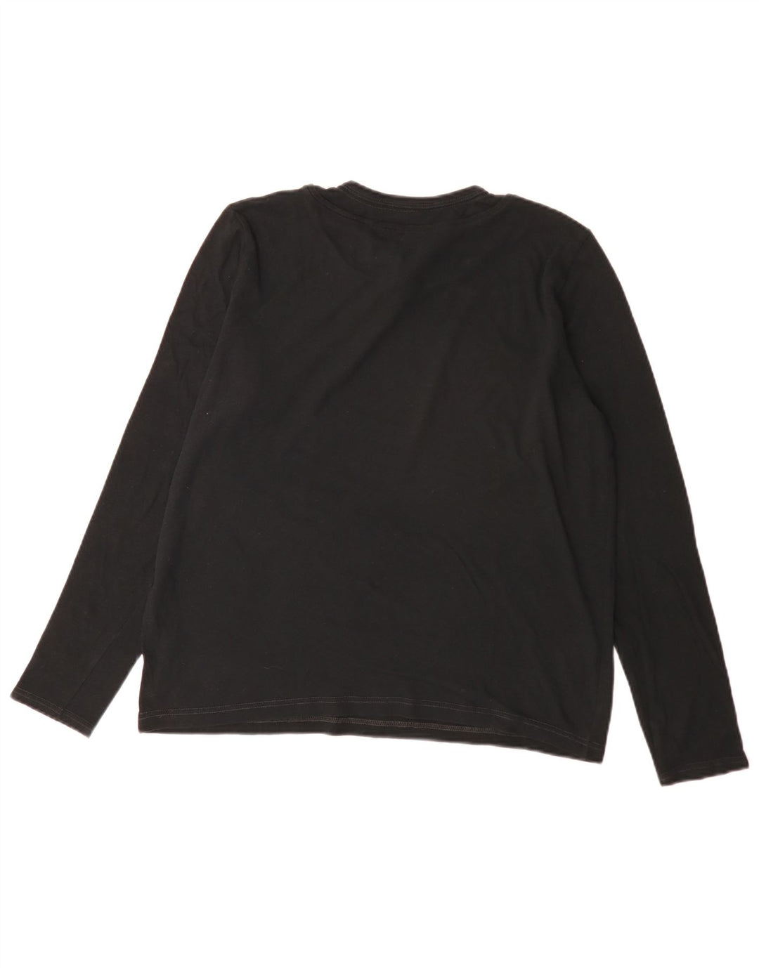 Calvin Klein Jeans Hombre Top Manga Larga IT 50 Medio Negro