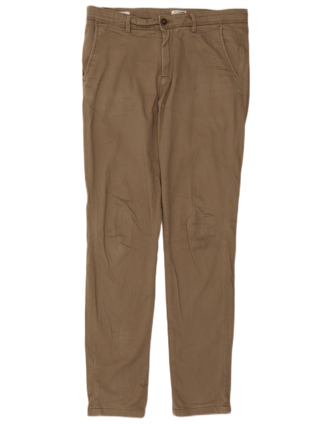 JACK & JONES Pantalón chino slim para hombre W32 L32 Algodón beige