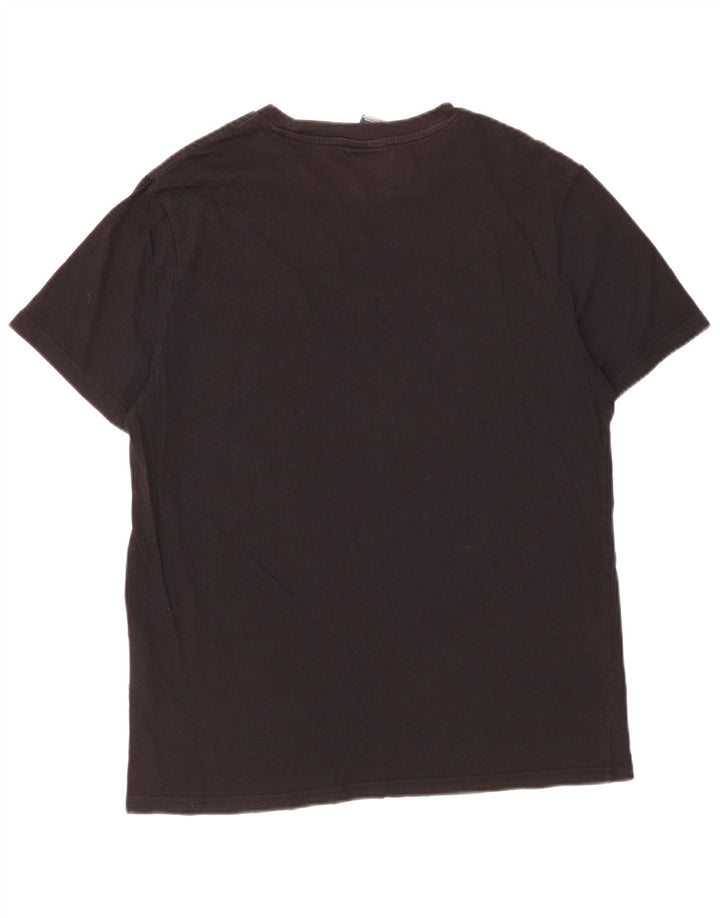 Champion Camiseta Hombre Top Medium Negro Algodón