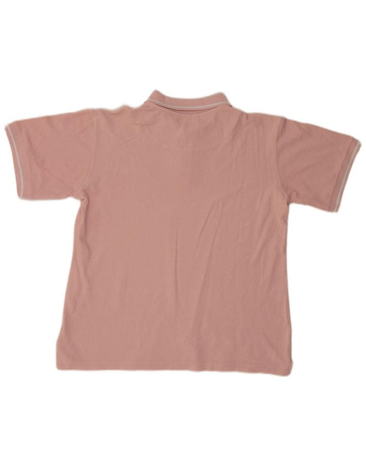 Polo Kappa Hombre Grande Rosa Algodón