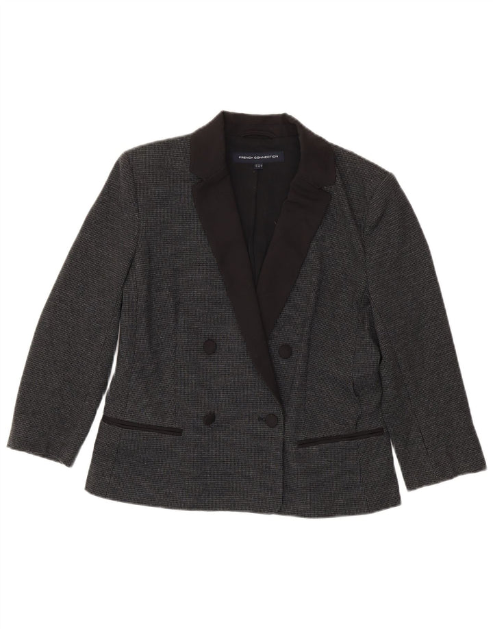 Chaqueta tipo blazer para mujer de French Connection, Reino Unido 42, pata de gallo gris medio