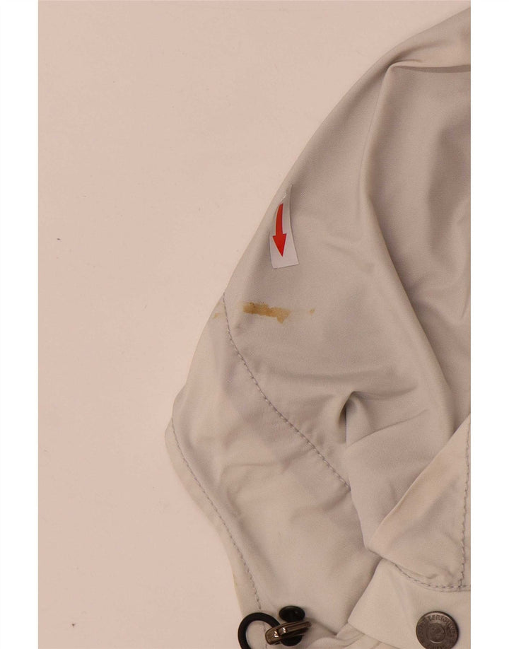 Refrigiwear Chaqueta impermeable con capucha para mujer UK 10 Small Grey Polyamide
