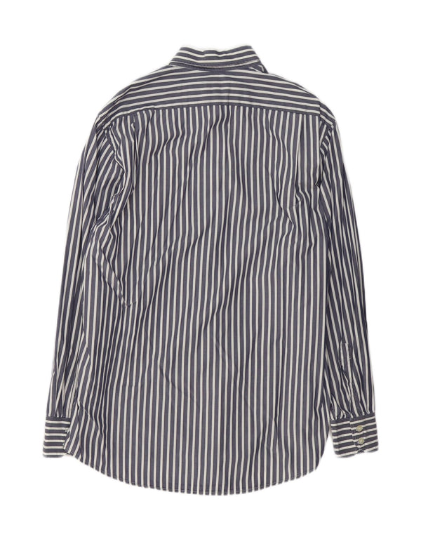 Camisa Lacoste para hombre Talla 41 Algodón mediano azul marino a rayas
