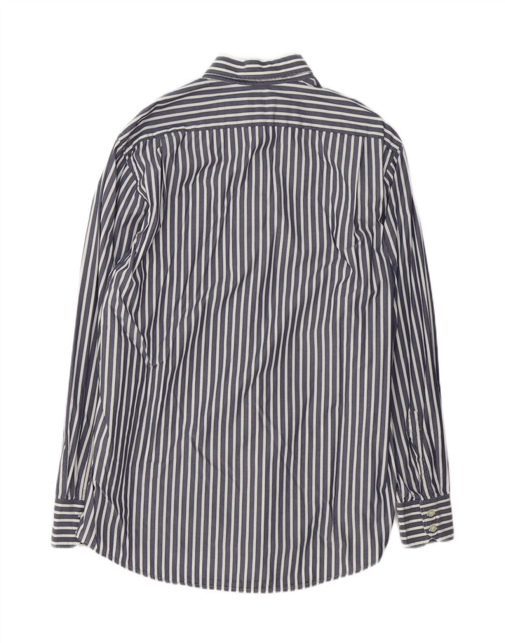 Camisa Lacoste para hombre Talla 41 Algodón mediano azul marino a rayas