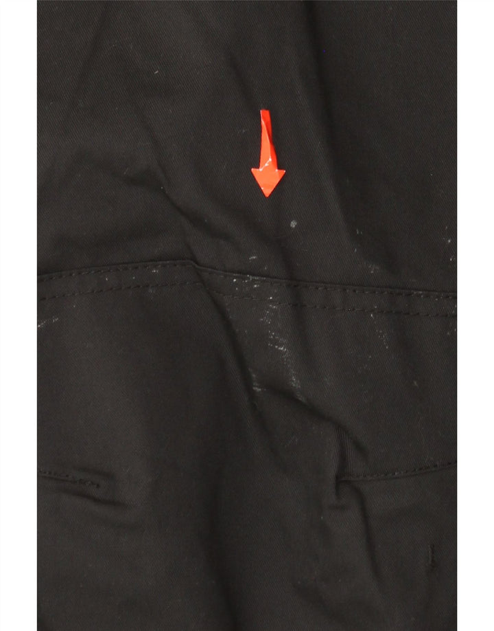 Dickies Pantalones cargo rectos para hombre W38 L28 Poliéster negro