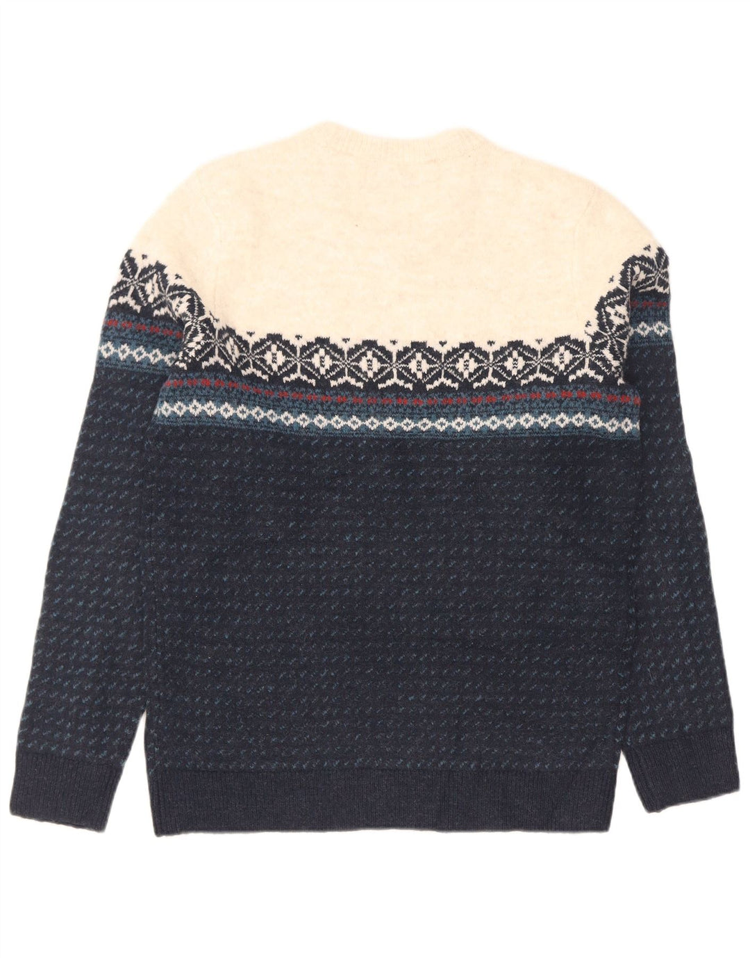 Marks & Spencer Jersey De Cuello Redondo Para Hombre Pequeño Azul Marino Colorblock