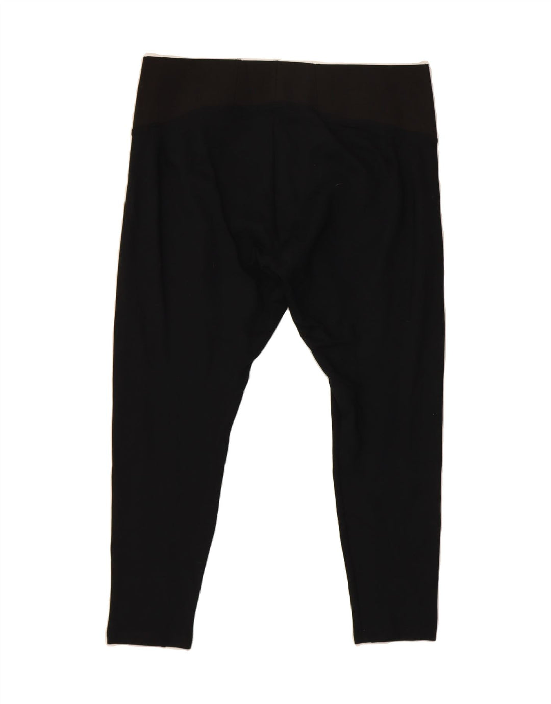 MARKS & SPENCER Womens Capri Leggings UK 20 2XL Black Viscose Vintage Marks & Spencer and Second-Hand Marks & Spencer from Messina Hembry 