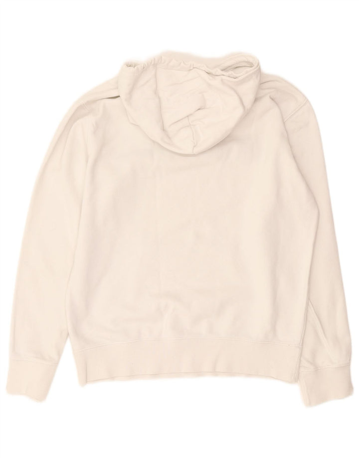 CHAMPION Jersey con capucha gráfica para hombre Algodón blanco mediano