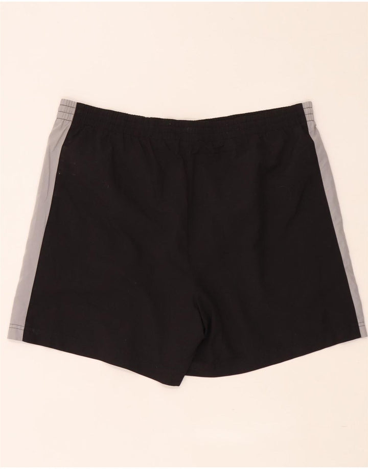 Pantalones cortos deportivos Umbro para hombre, talla grande, color negro
