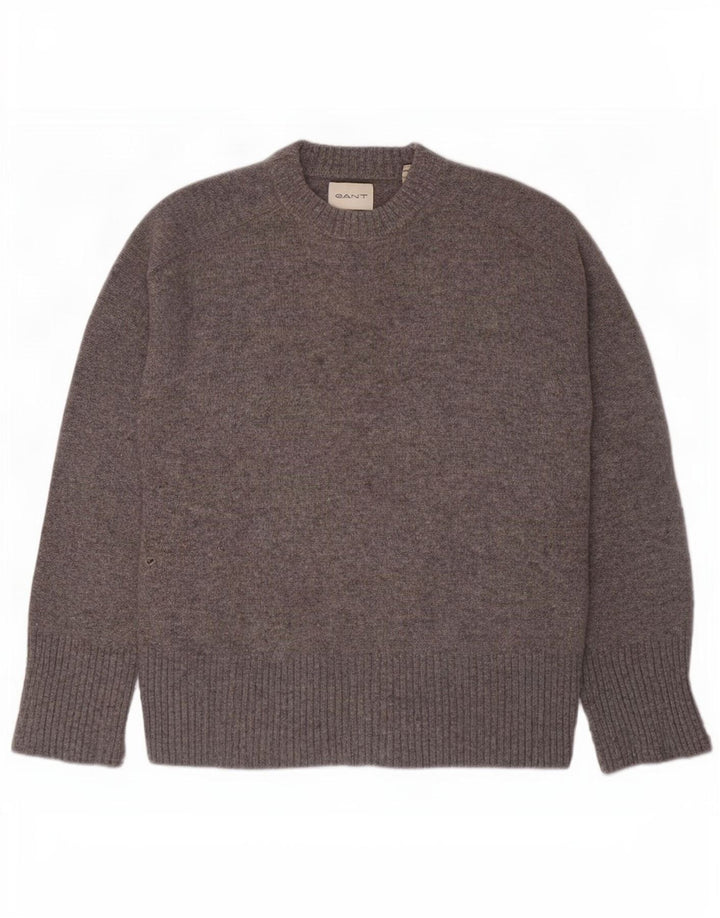 Gant Suéter De Cuello Redondo Para Hombre Pequeño Gris