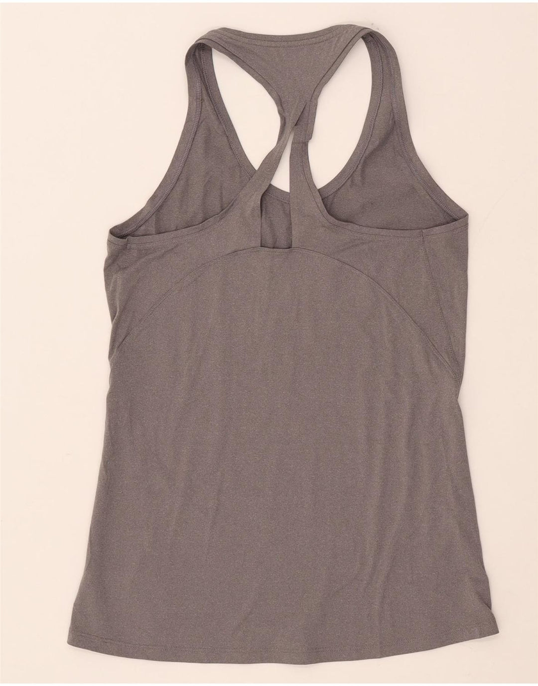 ATHLETA Camiseta sin mangas para mujer UK 8 Small Gris Poliéster