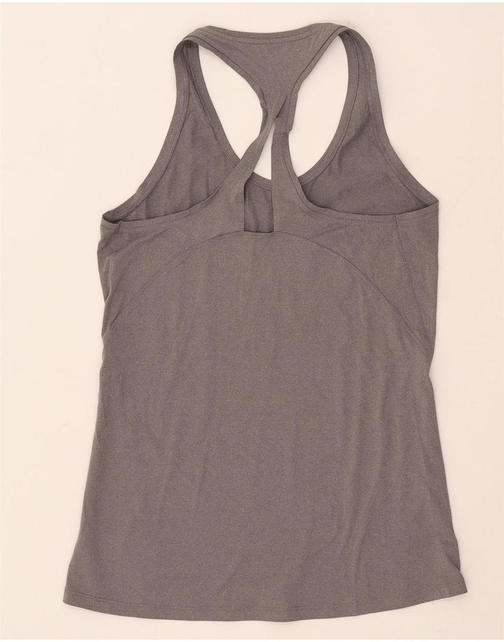 ATHLETA Camiseta sin mangas para mujer UK 8 Small Gris Poliéster