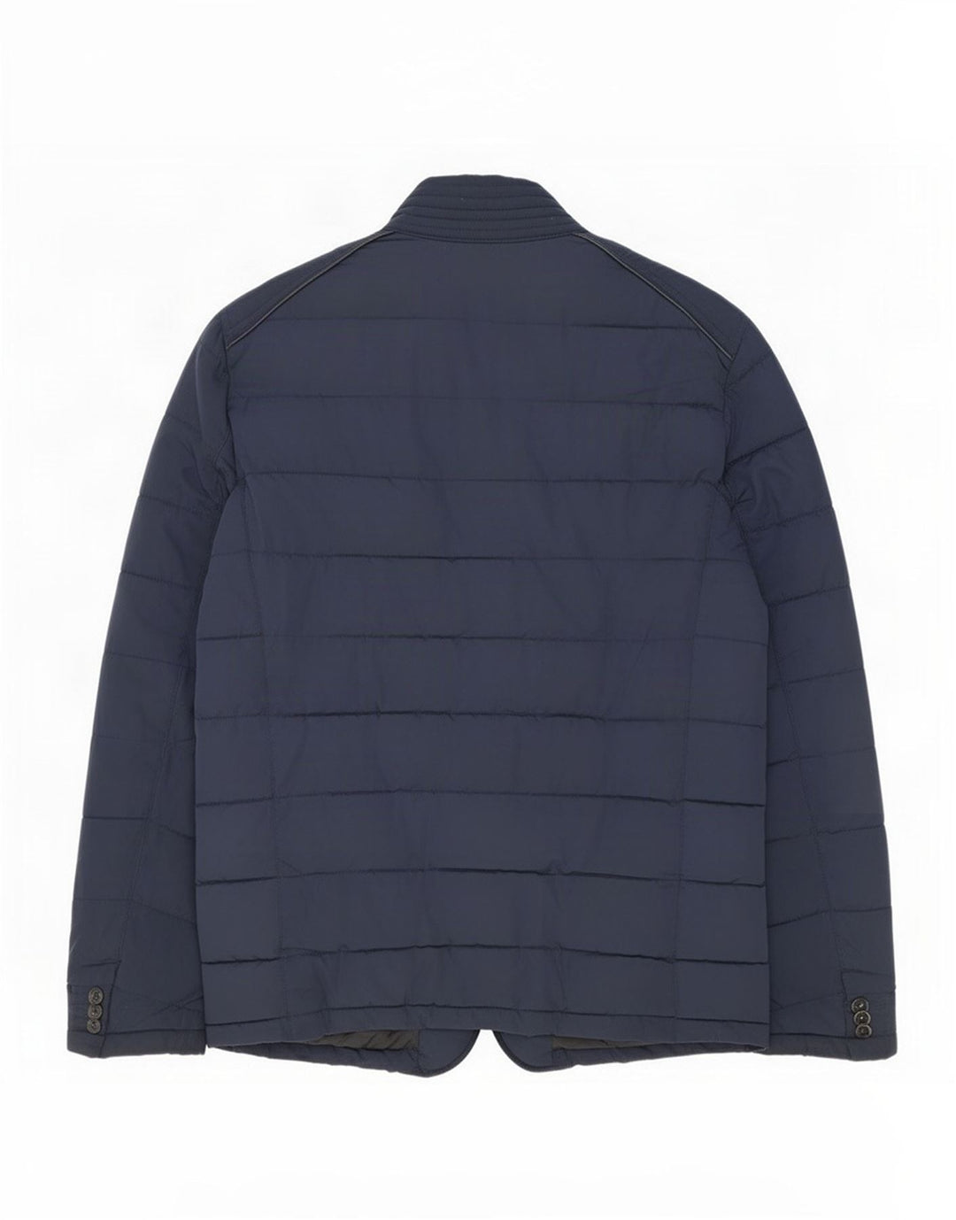 Zara Hombre Chaqueta Acolchada ES 38 Mediana Azul Marino Poliéster