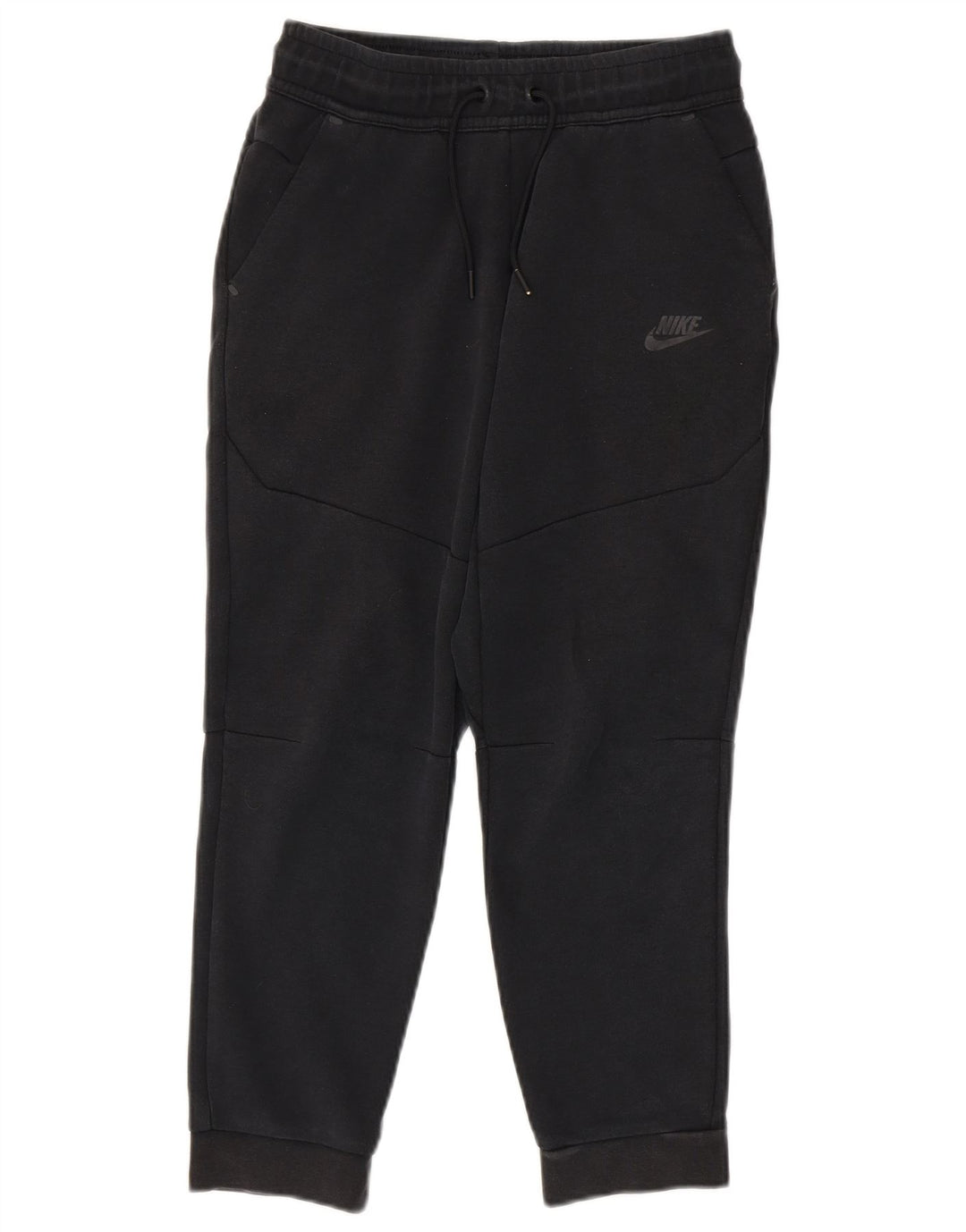 NIKE Pantalones de chándal para niños Joggers 12-13 años Grande Negro Algodón