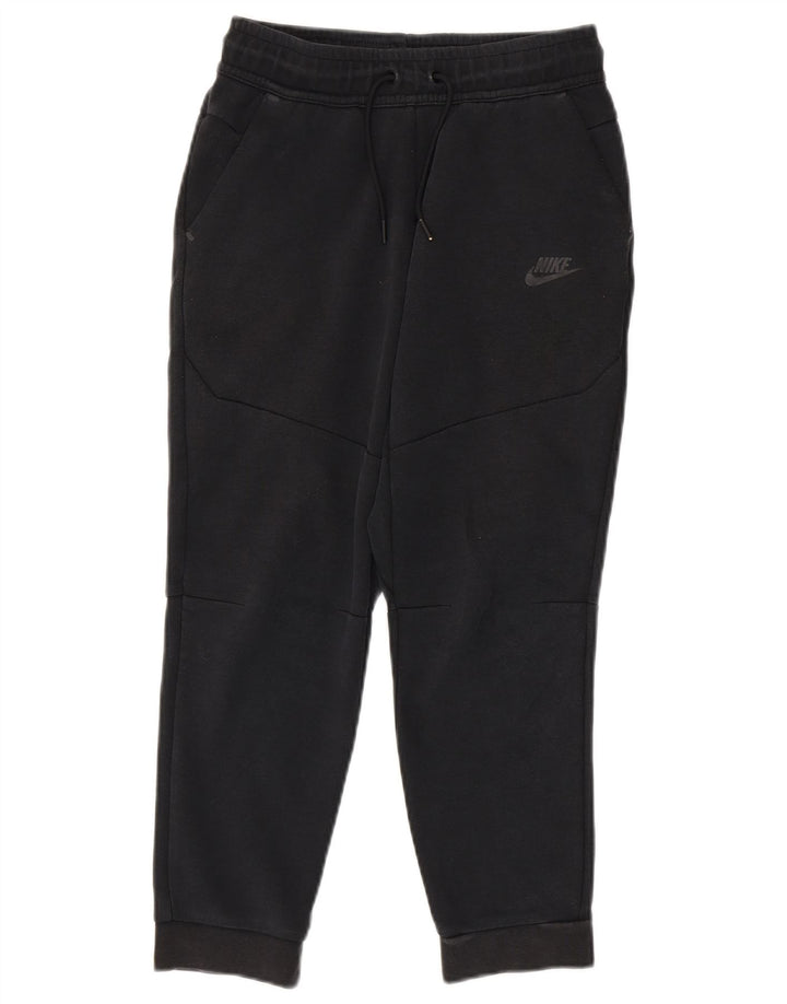 NIKE Pantalones de chándal para niños Joggers 12-13 años Grande Negro Algodón