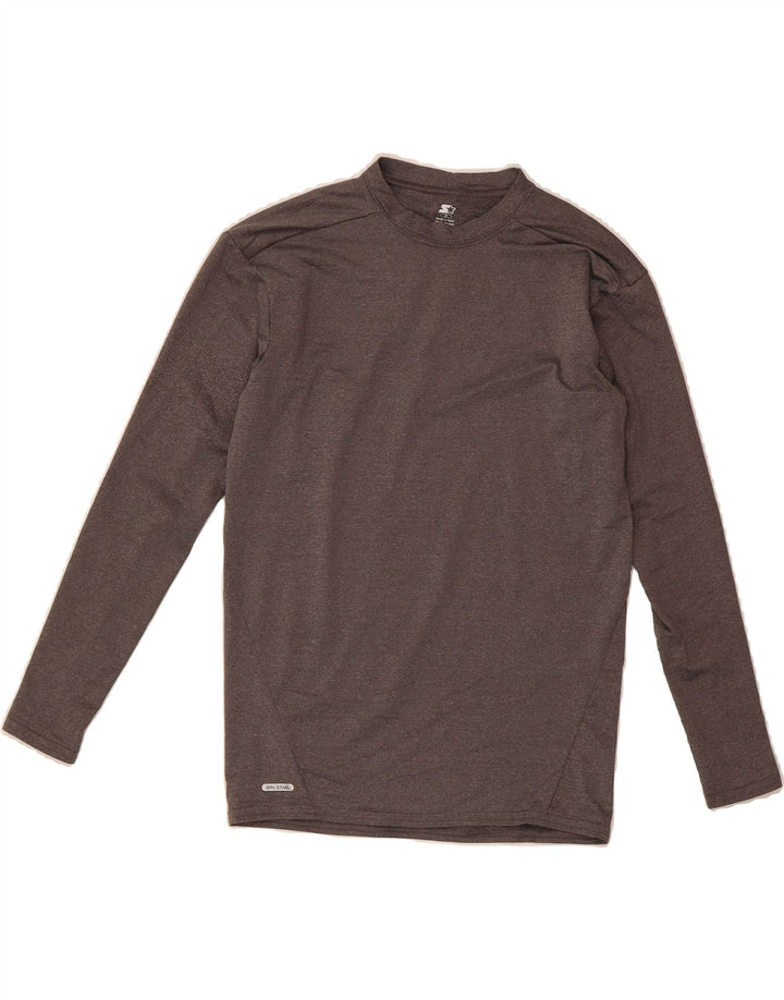 STARTER Boys Top Long Sleeve 11-12 Years Medium Grey Cotton Vintage Starter and Second-Hand Starter from Messina Hembry 