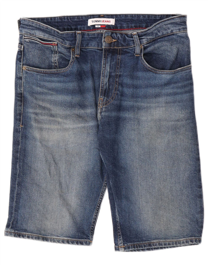 Shorts De Mezclilla Tommy Hilfiger Hombre W32 Azul Medio