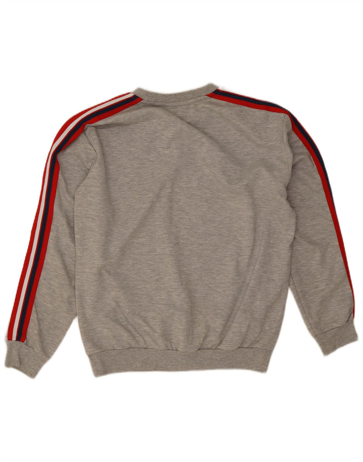Zara Hombre Sudadera Jumper Gris Medio Poliéster Moteado