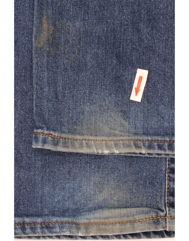 Marks & Spencer Vaqueros rectos regulares para hombre W38 L33 Algodón azul