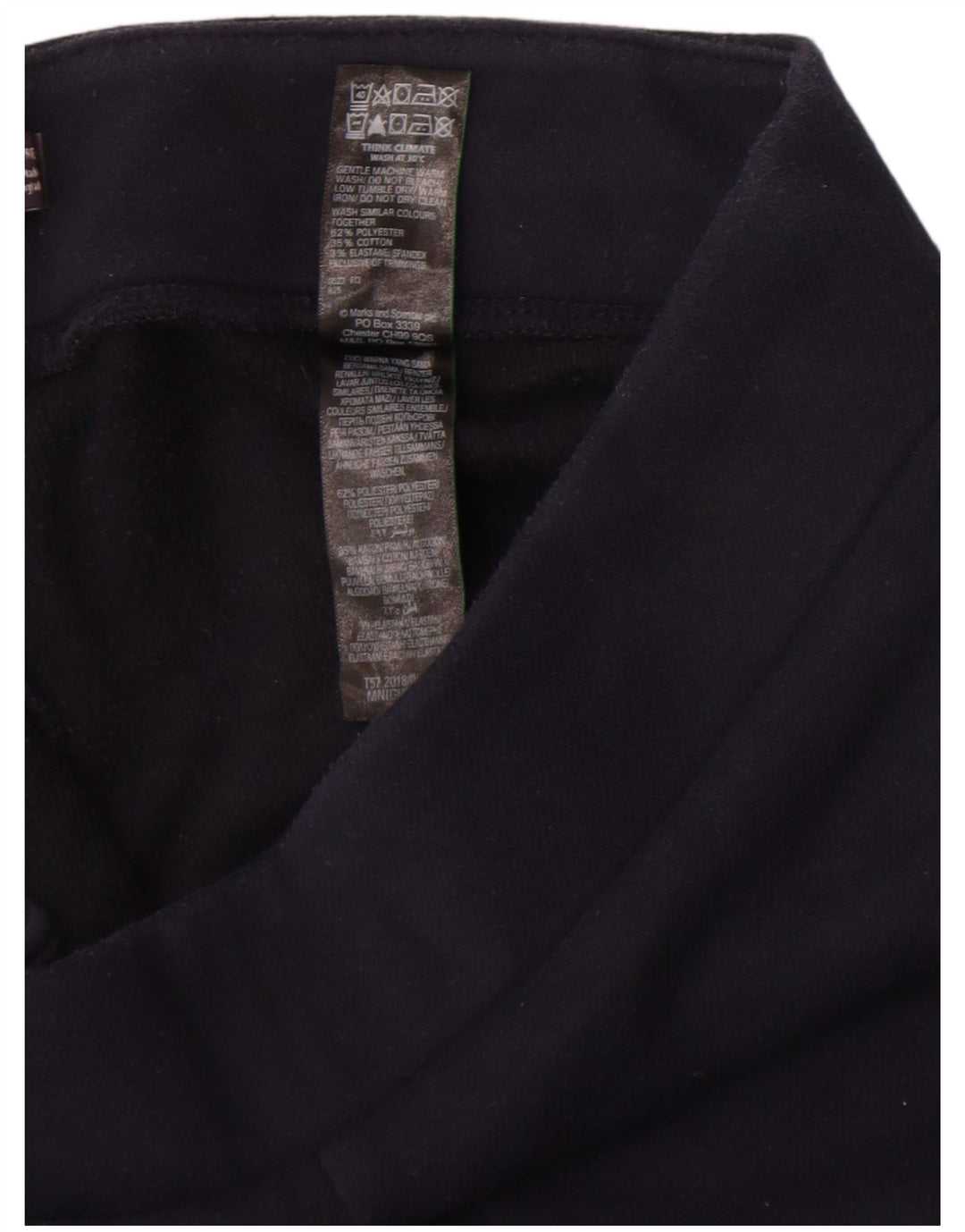 Marks & Spencer Leggings para mujer Reino Unido 44 Grande Poliéster azul marino