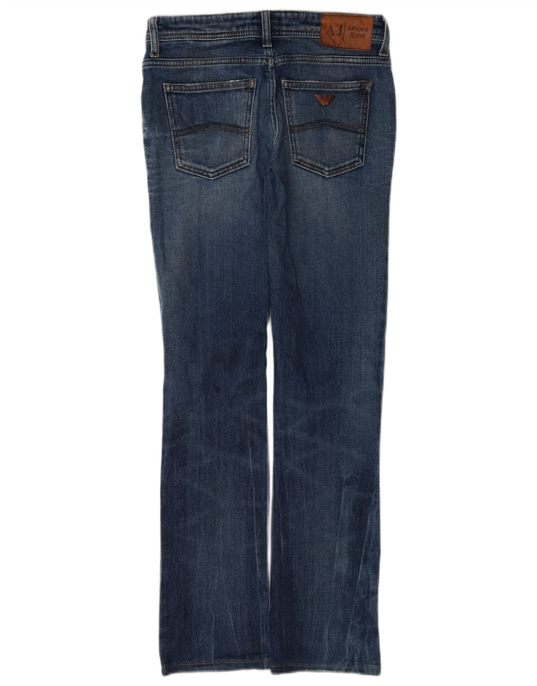 Vaqueros Armani Mujer Slim Bootcut W26 L29 Algodón Azul