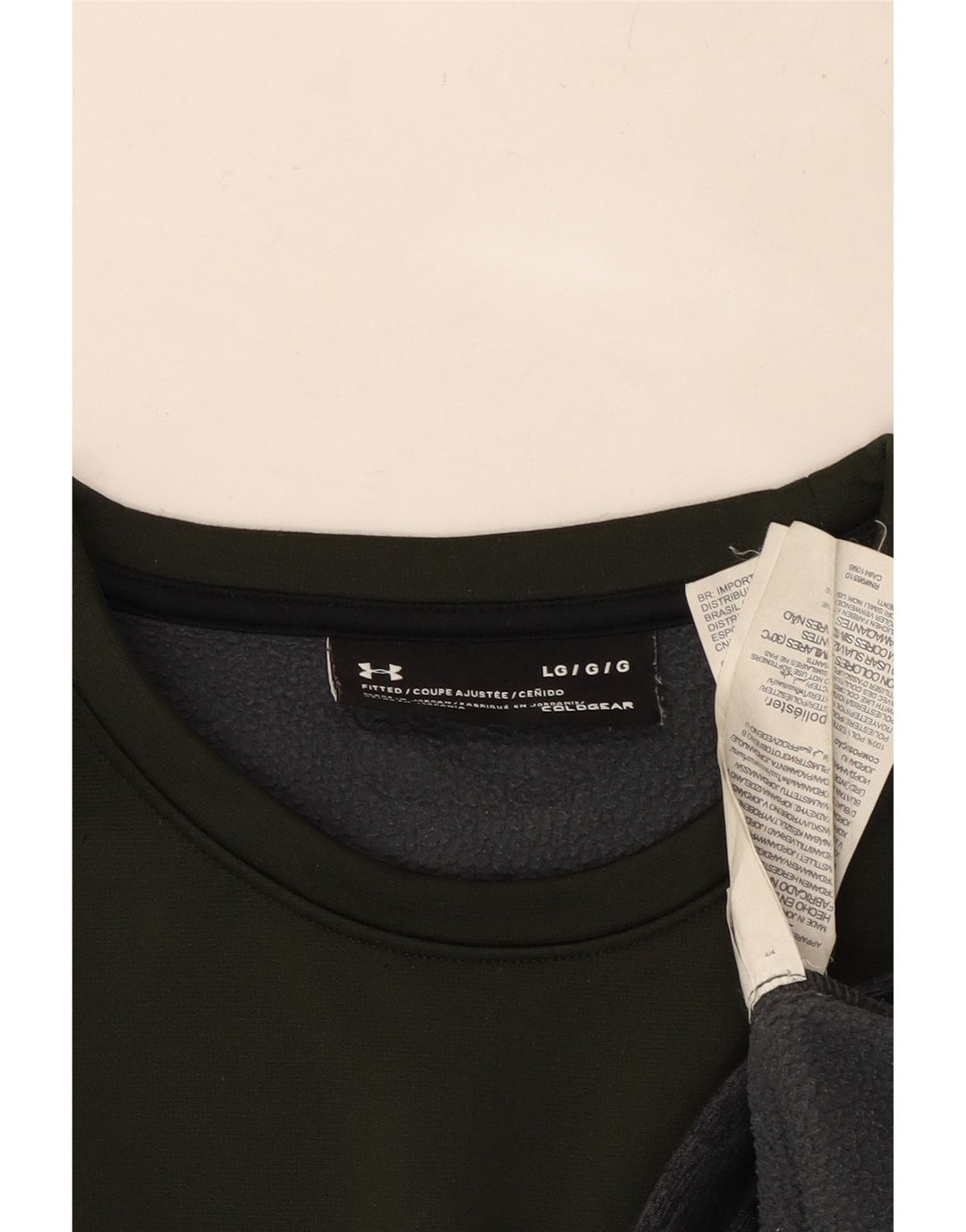 UNDER ARMOUR Sudadera Cold Gear para mujer, jersey, Reino Unido 16, grande, color caqui