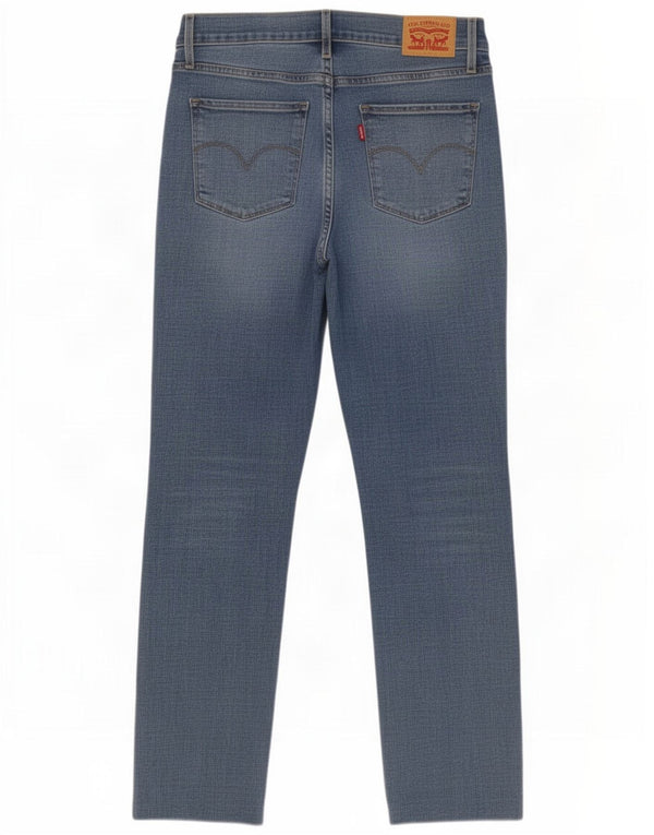 Levi's Mujer 724 Vaqueros Rectos De Tiro Alto W29 L28 Algodón Azul