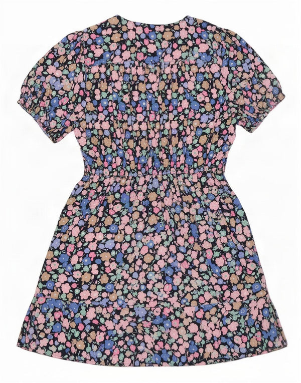 Marks & Spencer Vestido acampanado para mujer UK 46 Grande Multicolor Floral