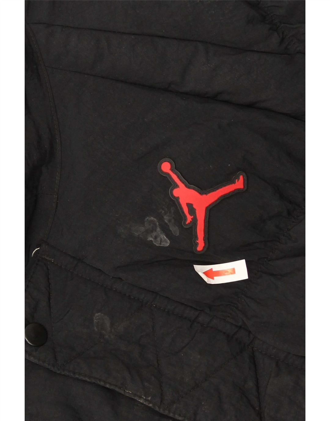 Jordan Chaqueta acolchada con capucha para hombre UK 36 Small Poliéster negro