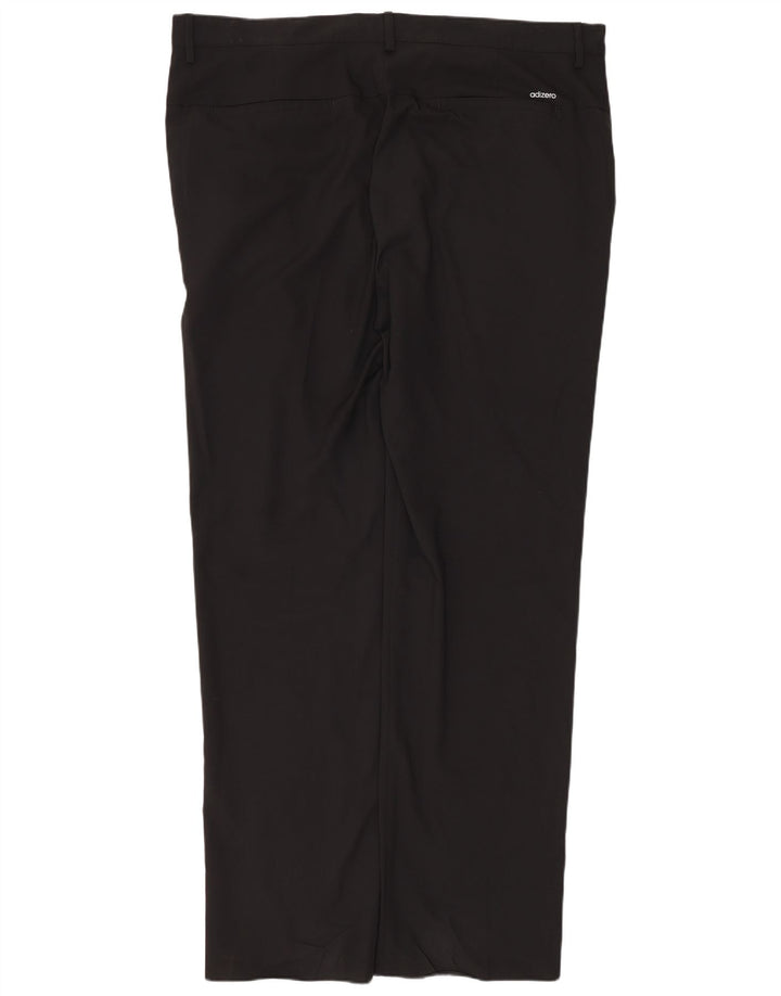 ADIDAS Pantalón chino recto Adizero para hombre W38 L34 Poliéster negro