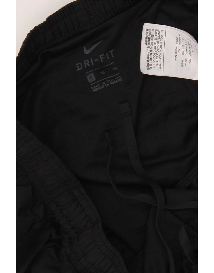 Nike Pantalones cortos deportivos Dri Fit para hombre XL Poliéster negro
