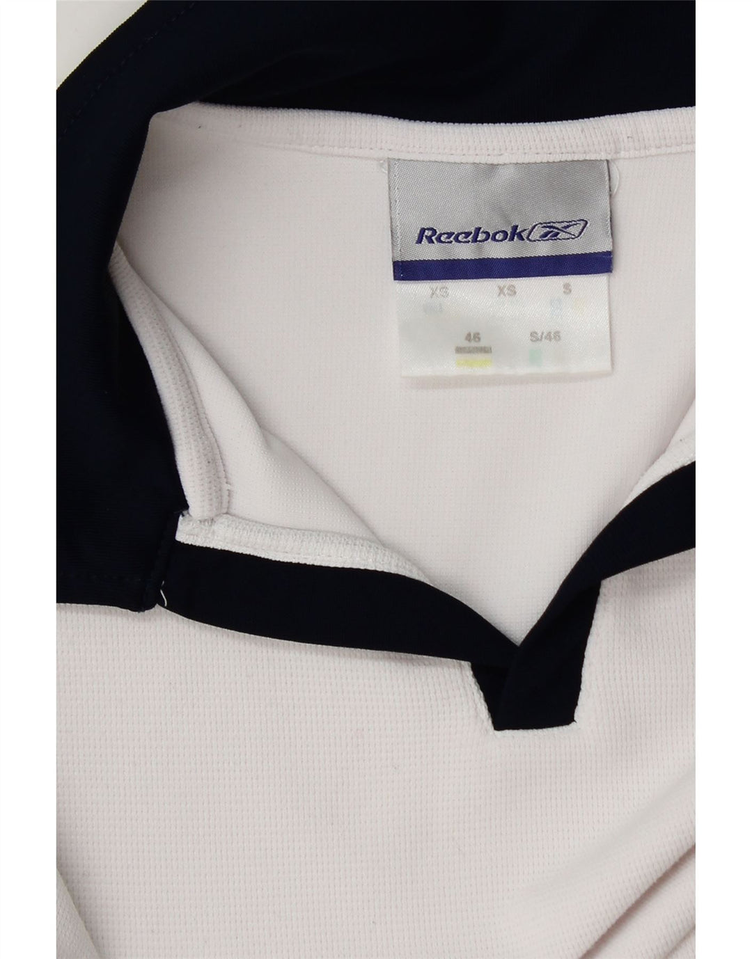 Camiseta Polo para Hombre Reebok XS Color Blanco a Bloques