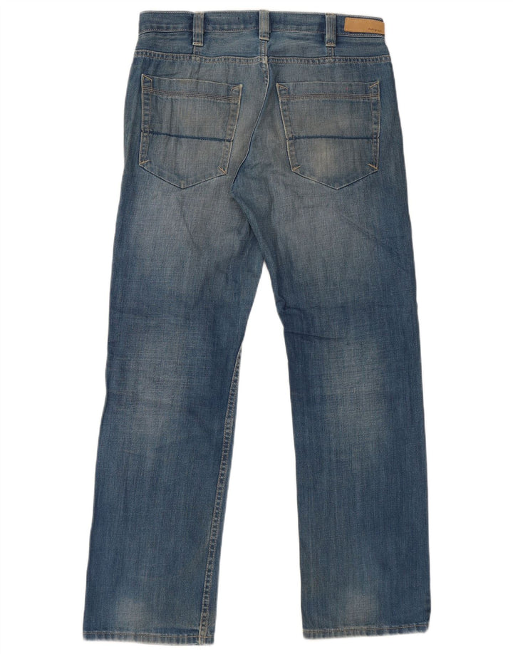 Marks & Spencer Jeans rectos autógrafos para hombre W32 L31 Algodón azul