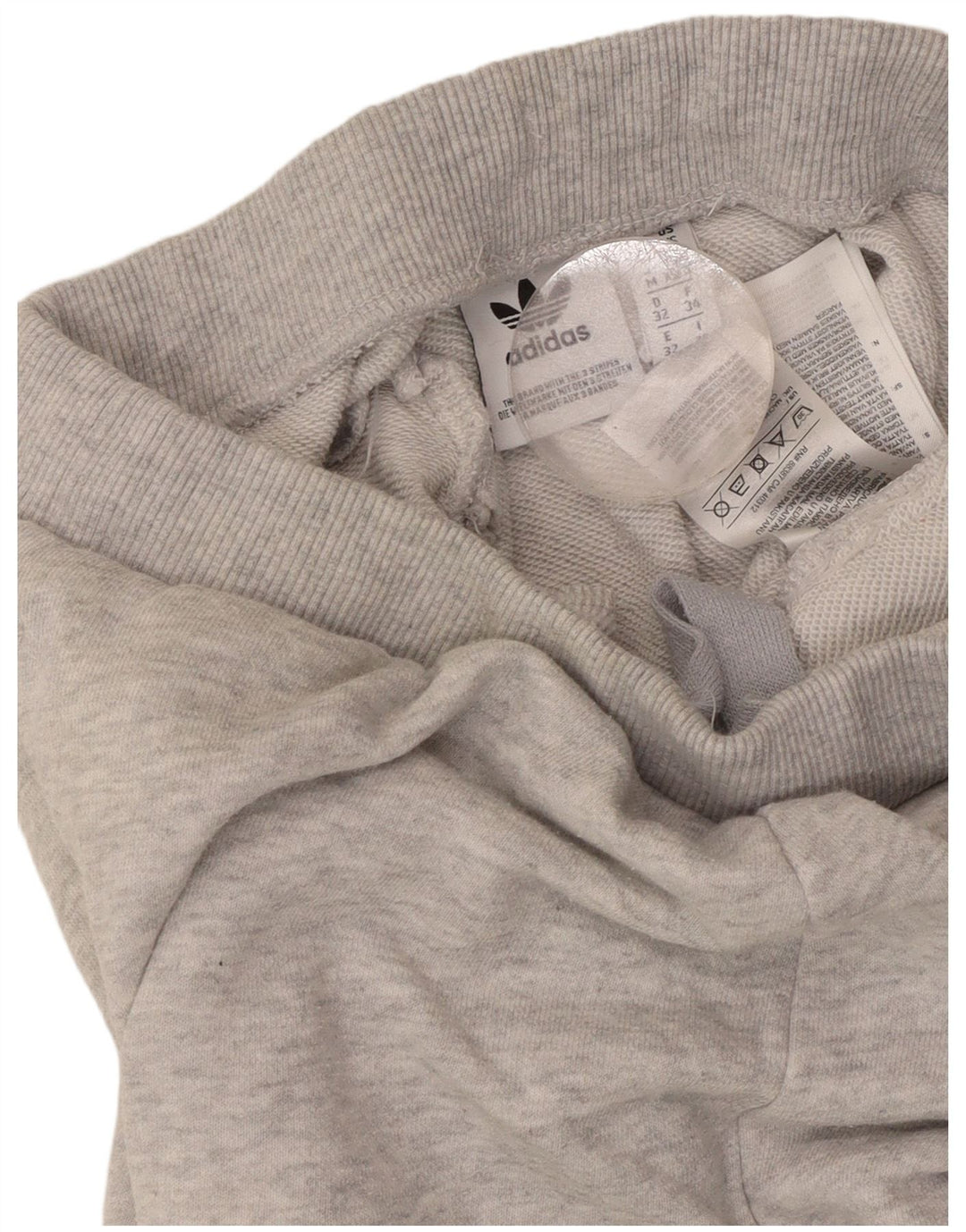 ADIDAS Pantalones de chándal para mujer Joggers UK 6 XS Algodón moteado gris