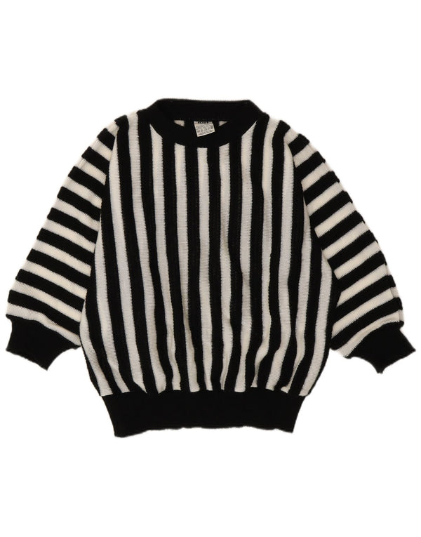 Jersey C&A para mujer con cuello barco EU 48/50 XL Acrílico a rayas negras