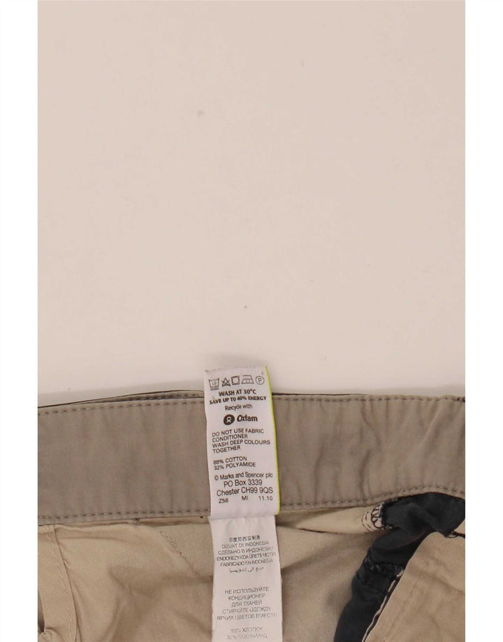 Marks & Spencer Pantalones cortos tipo cargo para hombre W40 XL Azul marino