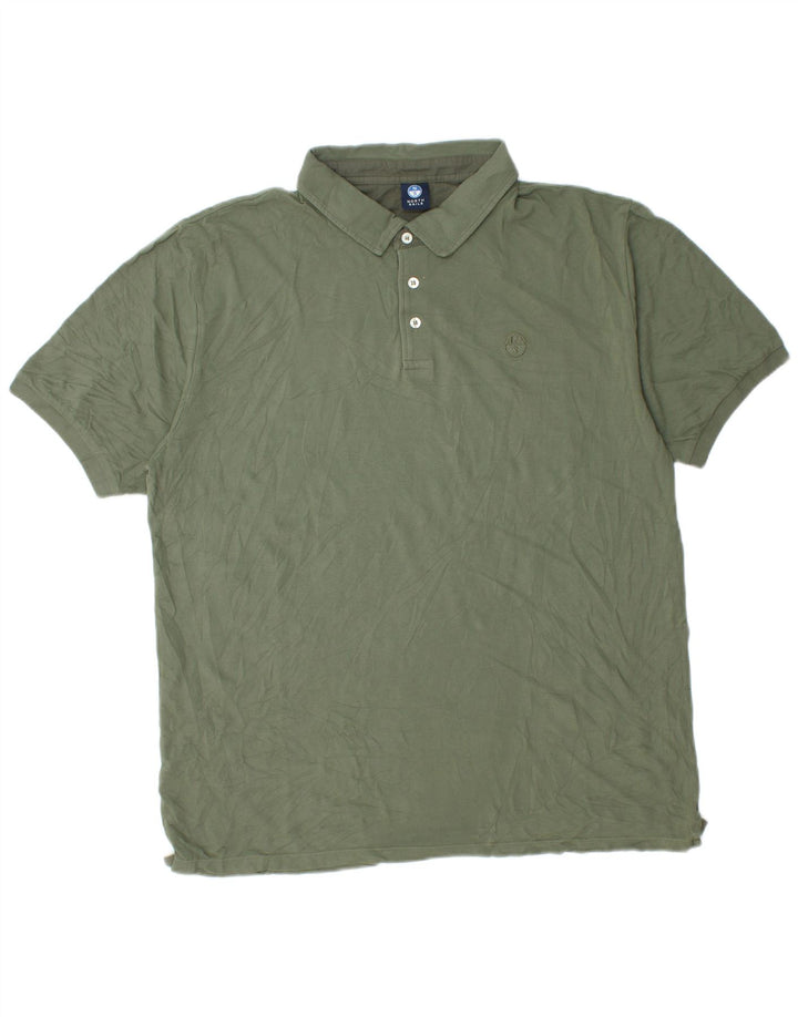 Polo North Sails Hombre 2XL Algodón Verde