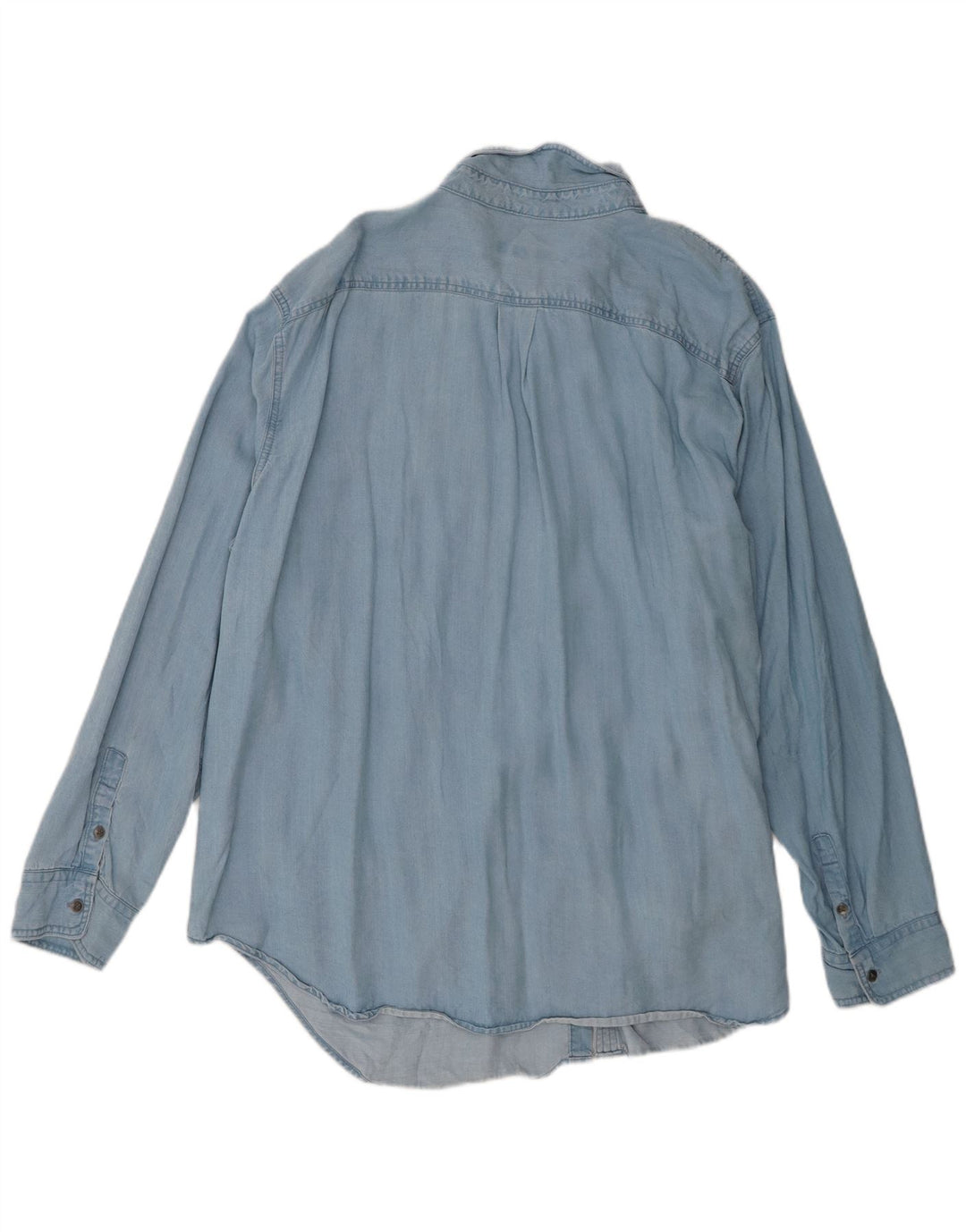 Chaps Camisa vaquera para mujer UK 20 2XL Azul Lyocell